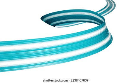 Teal ribbon awareness on a white background. Symbolic Post Traumatic Stress Disorder - PTSD. 3d illustration. - Powered by Shutterstock