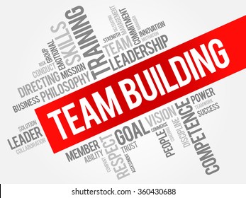 Team Building Word Cloud Business Concept Stock Illustration 360430688 ...