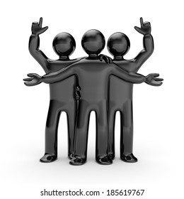 Team with leader