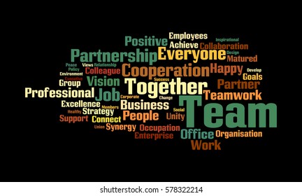 Team Word Cloud Stock Illustration 578322214 | Shutterstock