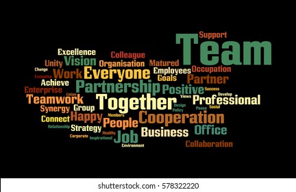 Team Word Cloud Stock Illustration 578322220 | Shutterstock