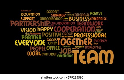 Team Word Cloud Stock Illustration 579215590 | Shutterstock