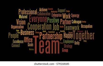 Team Word Cloud Stock Illustration 579218185 | Shutterstock