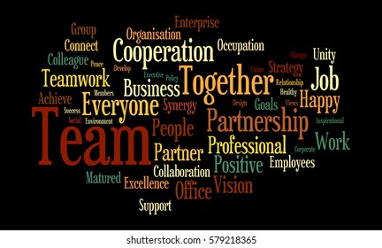 Team Word Cloud Stock Illustration 579217621 | Shutterstock