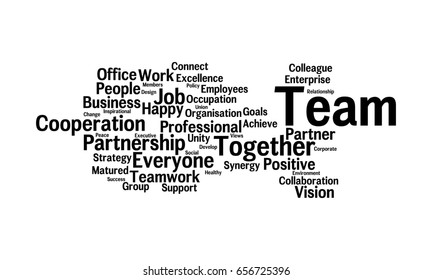 Team Word Cloud Stock Illustration 656725396 | Shutterstock