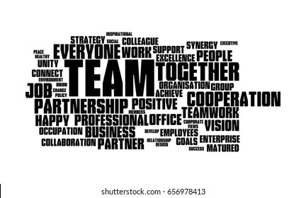 Team Word Cloud Stock Illustration 656978413 | Shutterstock