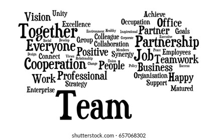 Team Word Cloud Stock Illustration 657068302 | Shutterstock