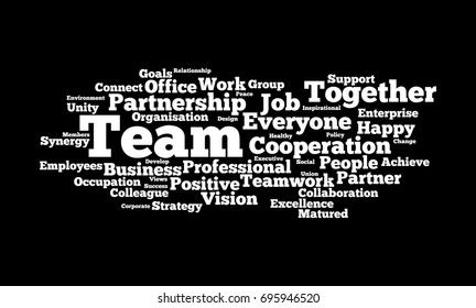 Team Word Cloud Stock Illustration 695946520 | Shutterstock