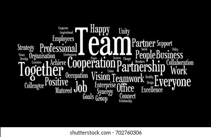 Team Word Cloud Stock Illustration 702760306 | Shutterstock