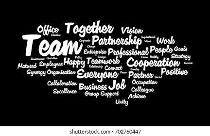 Team Word Cloud Stock Illustration 702760447 | Shutterstock