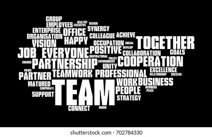 Team Word Cloud Stock Illustration 702784330 | Shutterstock