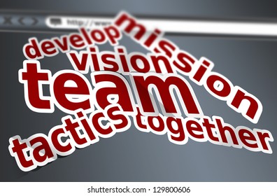 Team words concept