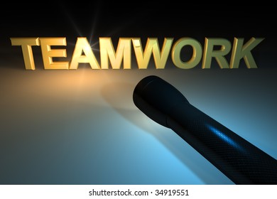 Teamwork concept