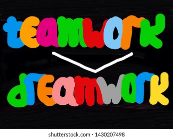 Teamwork Makes the Dream Work Images, Stock Photos & Vectors | Shutterstock