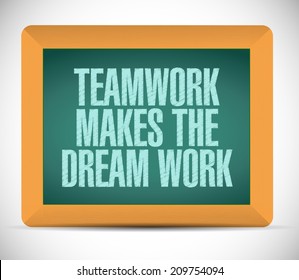 140 Teamwork makes dreamwork Images, Stock Photos & Vectors | Shutterstock