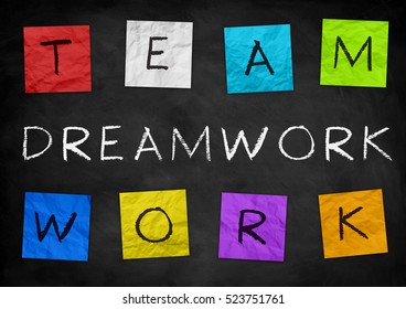 140 Teamwork makes dreamwork Images, Stock Photos & Vectors | Shutterstock