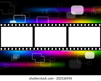 Tech Color Representing Text Space And Blank