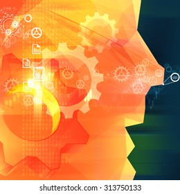 Technical Planning Abstract - Stock Image