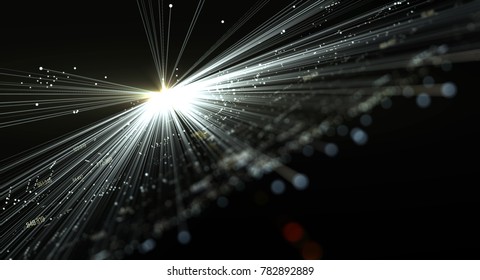 Technological background data transmission channel. Motion of digital data flow. Transferring of big data. Transfer and storage of data sets.