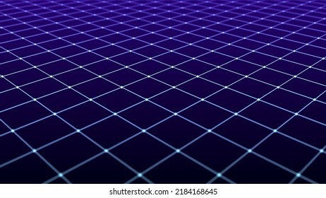 Technological background made of dots and lines. Large amount of data. 3D .