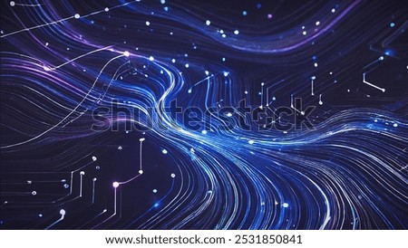 technology background with AI 

features: technology, designer, futuristic, lines, innovative, different, complex, distinctive, new, edition, computing, 