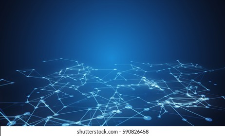 Technology connection shape.Abstract photo of Computer generated background, Connect futuristic Concept