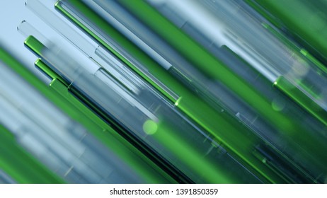 Technology geometry abstraction background. 3d illustration, 3d rendering.