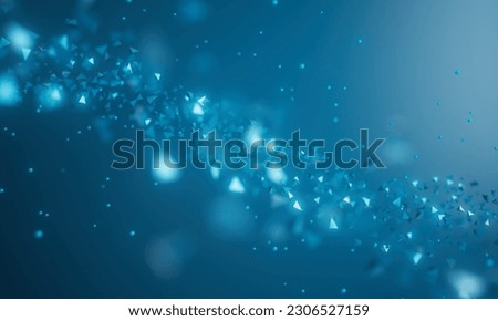 technology hitech 3d background. 3d illustration. futuristic backdrop design. abstract object element. future wallpaper symbol. copy space. digital graphic. communication network glowing. simple light