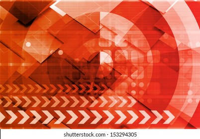 A Technology Industry Network As a Wallpaper