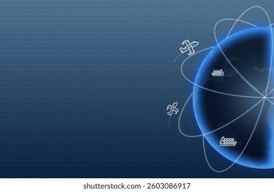 Technology: New technologies such as automation and artificial intelligence help improve the efficiency of the freight transport system. - Powered by Shutterstock - Get 15% off with code: PIKWIZARD15