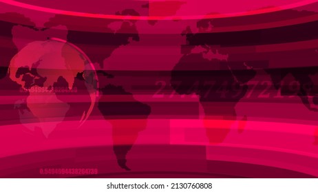 Technology News Background Animation. Abstract Technology Background.