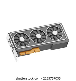 technology objects VGA illustration 3d