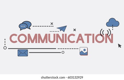 Technology Social Media Connection Icons Stock Illustration 616357346 ...