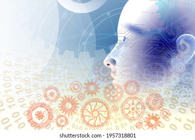 Technology Web Glob Background.artificial Intelligence Virtual Concept. World Network Technology Communication Background.