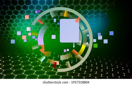 Technology Web Glob Background.artificial Intelligence Virtual Concept. World Network Technology Communication Background.