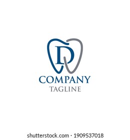 Teeth Logo; Modern, unique, simple and techie lettermark tooth logo for dentist, orthodontics and toothpaste brand. Conveys sleek, cool, stylish and professional services.