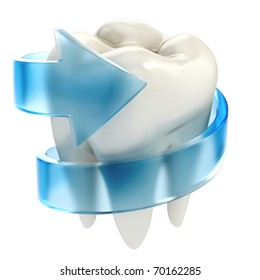 Teeth Protection 3d Concept