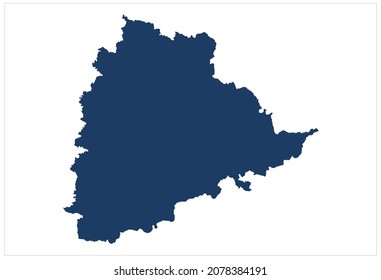 Show Me Telangana Map Telangana State Map India Illustration On Stock Illustration 2078384191 |  Shutterstock