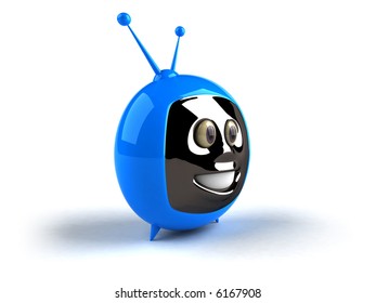 Television with a face