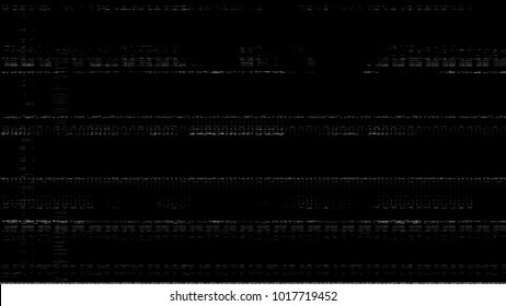 Television Screen With Static Noise Caused By Bad Signal Reception, Analog Vintage TV Signal With Bad Interference, Static Noise Background. No Signal TV Illustration. Error Concept.