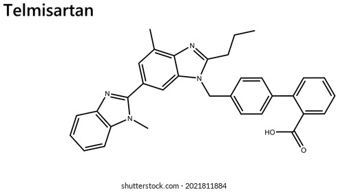 Telmisartan  Is A Medication Used To Treat High Blood Pressure, Heart Failure, And Diabetic Kidney Disease