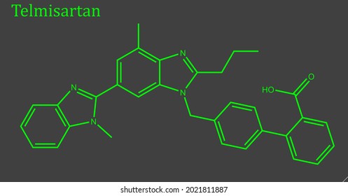 Telmisartan  Is A Medication Used To Treat High Blood Pressure, Heart Failure, And Diabetic Kidney Disease