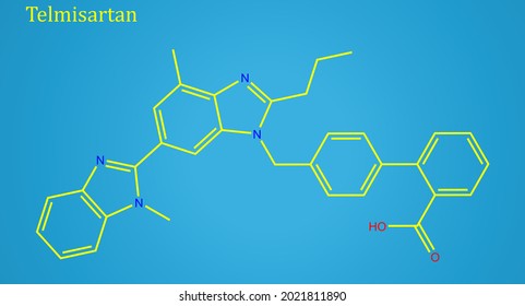 Telmisartan  Is A Medication Used To Treat High Blood Pressure, Heart Failure, And Diabetic Kidney Disease