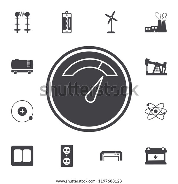 temperature  icon. Set of energy icons. Signs
and symbols collection icons for websites, web design, mobile app
on white background on white
background