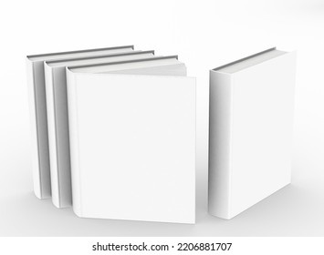 Premium Photo Blank Book Empty Book Mockup Three Books Stack Books