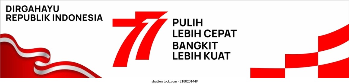 Template Spanduk Hut Ri Ke 77 Dirgahayu Ri 2022