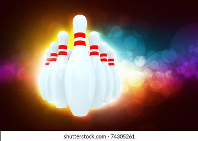 Ten Bowling Pins