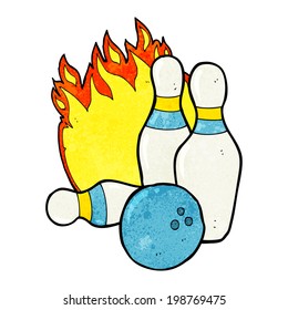 Ten Pin Bowling Cartoon Stock Illustration 198769475 | Shutterstock