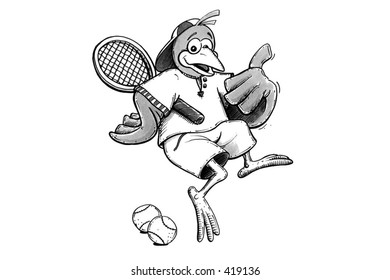 Tennis Bird