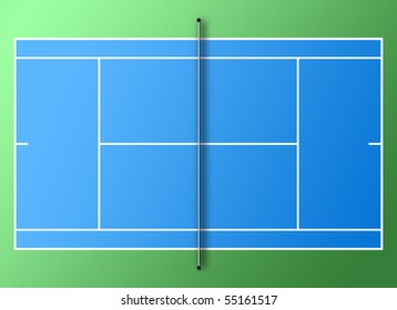 tennis court - Powered by Shutterstock